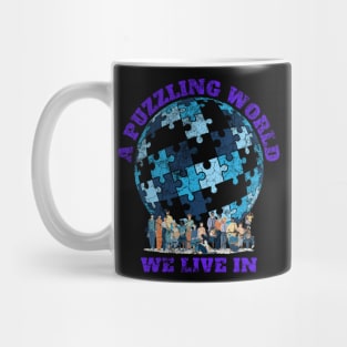 A Puzzling World Autism Awareness Mug